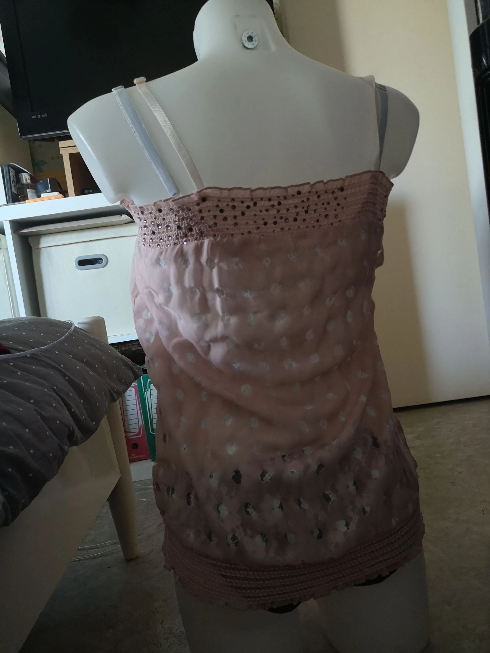 Top met dunne bandjes Maat M – photo 3